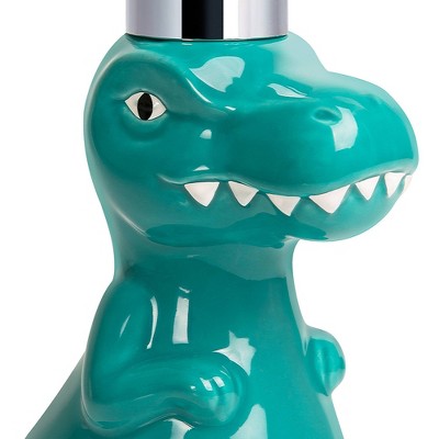 Dinosaur Ceramic 4-Piece Kids' Bathroom Accessory Set