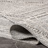 Nuloom Crissy Geometric 5x8 Indoor/Outdoor Area Rug for Living Room Patio Deck Front Porch Kitchen, Grey/Ivory - 4 of 4