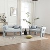 51.18'' Chenille 2-Seater Loveseat sofa with Arc Backrest, High-Density Cushion, and 2 Pillows - 2 of 4