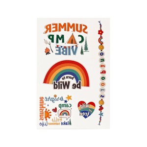 Temporary Tattoos Rainbow - Bullseye's Playground™ - 1 of 2