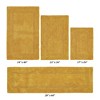 Lux Premium 100% Cotton Tufted Solid Reversible 4 Piece Bath Rug Set – Ultra-Soft, Water-Absorbent, Durable, Machine Washable Bathroom Rug - 2 of 4