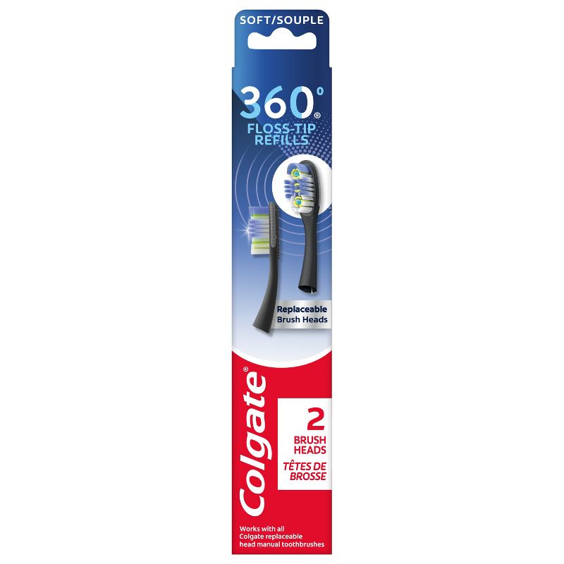 Colgate Keep Manual Toothbrush - Deep Clean Replaceable Brush Head Refills - 2ct, 1 of 10