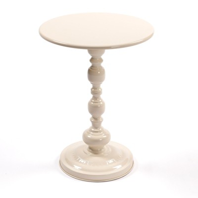 NicBex Vintage Metal Coffee Table End Table, Round Side Table Accent Table Decorative Small Space Living Room