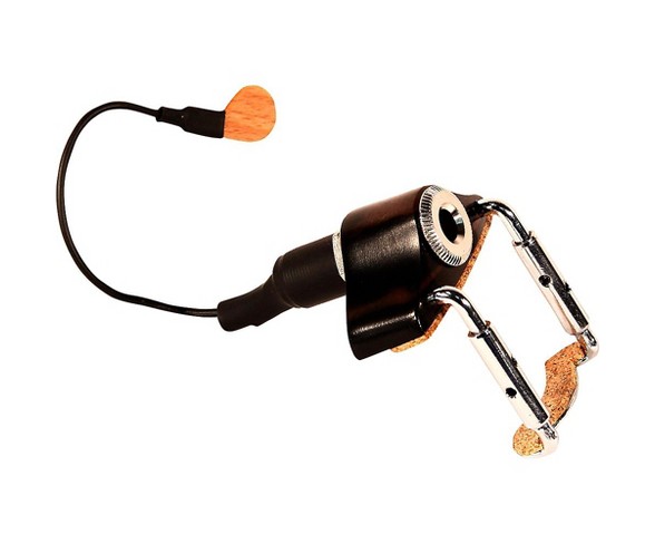 KNA VV-3 Portable Piezo Pickup for Violin and Viola with Deluxe Jack Housing