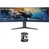 LG 45GR75DCB 45" Ultragear Curved Gaming Monitor w/ 3 Year Warranty Bundle - 2 of 4