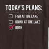 Men's - Instant Message - Todays Lake Plans Short Sleeve Graphic T-Shirt - 2 of 4