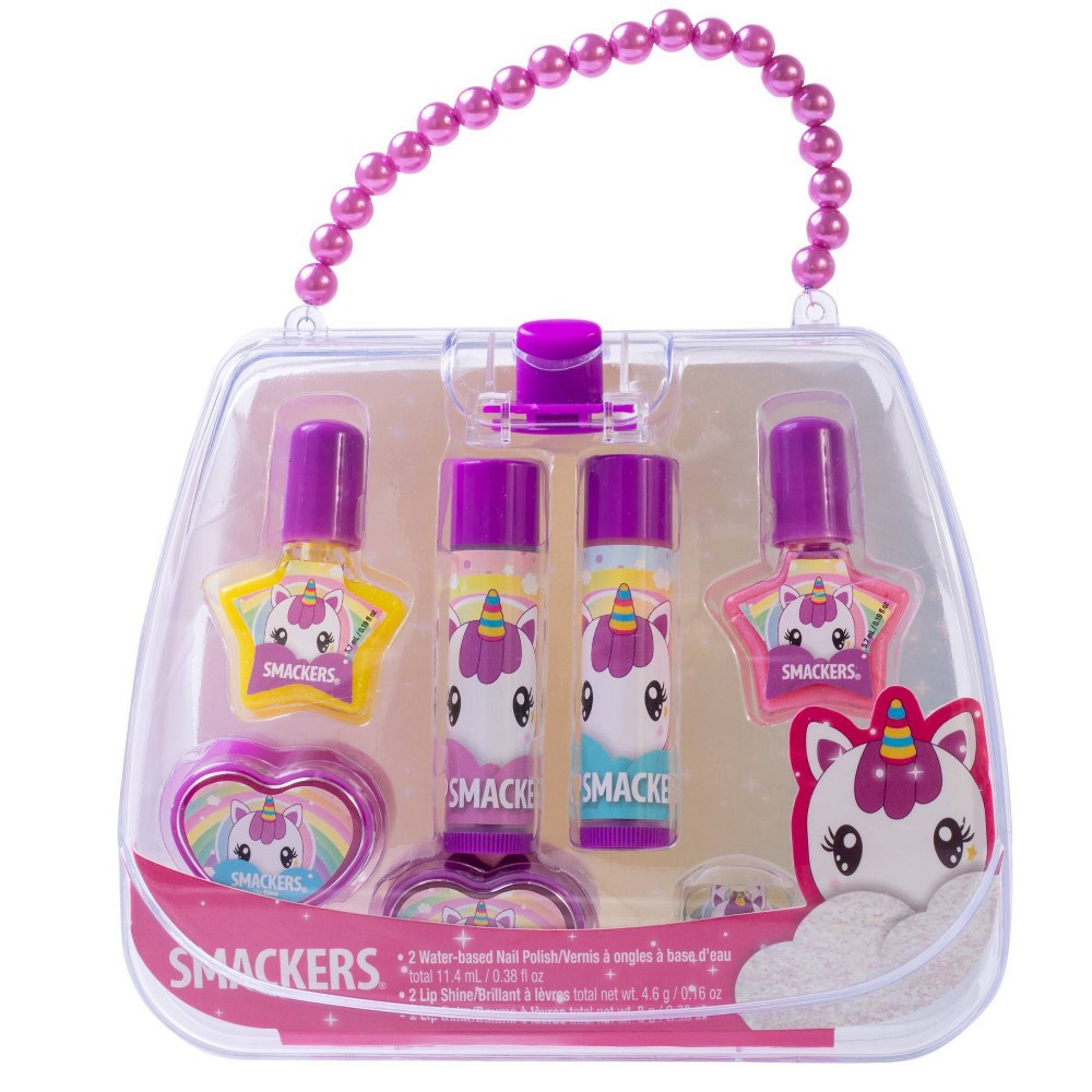 Photos - Other Cosmetics Lip Smacker Smackers Tote Bag - Unicorn - 7pc 