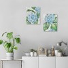 set Of 2) 16 X 20 Hydrangea Portraits I And Ii By Studio Arts Canvas Art  Prints - Masterpiece Art Gallery : Target