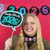 Big Dot of Happiness Colorful New Year Photo Booth Props Kit 2026 New Year's Eve Party, Blue, Green, Pink, Purple NYE Decor - 20 Ct Selfie Prop Sticks - 2 of 4