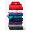 Woman Within Double-Breasted Hooded Fleece Peacoat - 3 of 4