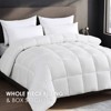 Sevobal Quilts White Oversized Checkered Quilted Plump Duvet Adorable Fits Single/Double Beds with Extra Warmth, White, 104"*90"*1" - 4 of 4