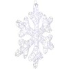 Northlight LED Lighted Twinkle Snowflake Outdoor Christmas Decoration - 23.5" - Cool White - 4 of 4