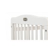L.A. Baby The Little Wood Crib Mini/Portable Folding Wood Crib - White - 2 of 4