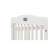 L.A. Baby The Little Wood Crib Mini/Portable Folding Wood Crib - White - image 2 of 4