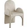 Meridian Furniture Summer Stone Velvet Dining Arm Chair (Set of 2) - 3 of 4