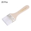 Unique Bargains Wall Furniture Cabinets Soft Bristle Paint Brushes Wood Handle 20 Pcs - 3 of 4