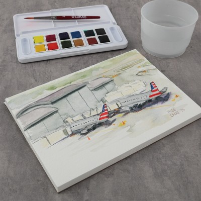 New York Central Watercolor Block, 300 Lb Cold Press 7x10 Inch, Pack Of ...