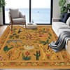 Vintage Animal Rugs, Washable Soft Low Pile Non Slip Large Carpet for Living Room, Nursery, Farmhouse, Hallway, Entryway, Laundry, Nursery, Kids Room - 4 of 4