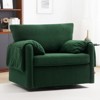 Whisen Modern Swivel Accent Chair & Single Sofa Lounge, Oversized Swivel Armchair, Comfortable Seating - 2 of 4