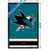 Trends International NHL San Jose Sharks - Logo 21 Framed Wall Poster Prints - 3 of 4
