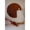 Hanging Cutting Boards, 22.25"D Acacia Wood, Tall, Stained Brown Finish By Kalalou - 3 of 4