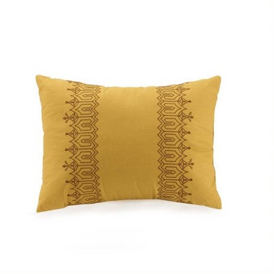 Indigo Bazaar 5pc Queen Joanne Comforter & Sham Bedding Set Red/Yellow/Off White: Embroidered, Machine Washable — фото 4