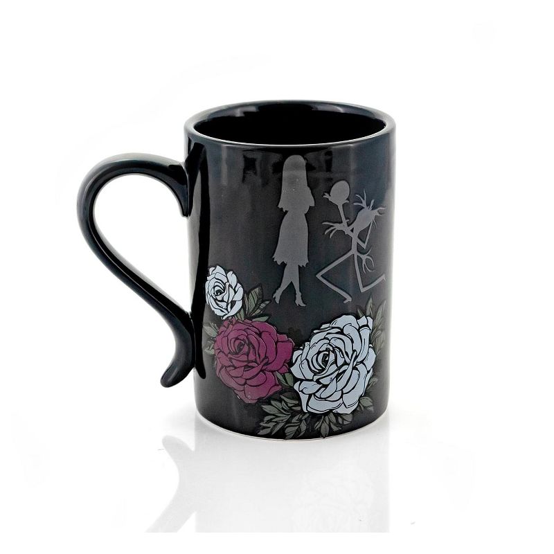 Seven20 The Nightmare Before Christmas Black Rose Wedding 15 Oz Ceramic Coffee Mug, 1 of 7