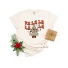 Simply Sage Market Women's Fa La La Rockin Tree Short Sleeve Garment Dyed Tee - 2 of 2