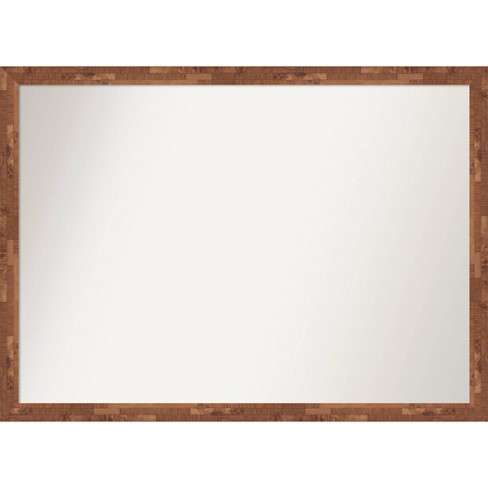 Amanti Art Amanti Art Non-Beveled Wood Bathroom Wall Mirror (30 x 30 in.),  Carlisle Espresso Frame in the Mirrors department at