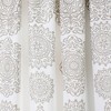 Set of 2 Striped Medallion Light Filtering Window Curtain Panels - Lush Décor - 3 of 4