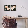 Stupell Industries Country Rose Garden Pink Green Nature Flower Painting - 2 of 4