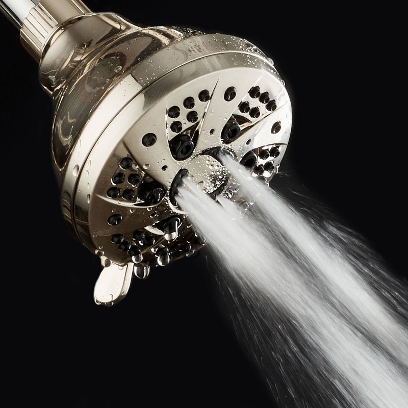 Six Setting High Pressure Luxury Spiral Shower Head with On/Off and Pause Mode - AquaDance, 5 of 8