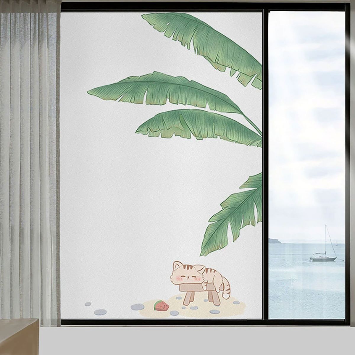 Unique Bargains Window Films Opaque Full Shading Sticker Polyvinyl Chloride Colorful 1 Pcs - thumbnail 6