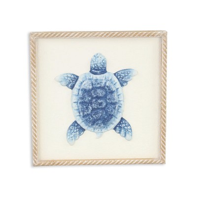 Cheung's Coralia Sea Turtle Metal Relief Wall Art