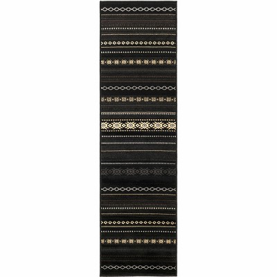 Hauteloom Fogertown Black Western Rug