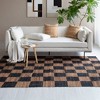 Anji Mountain Carlsen Jute Area Rug Brown/Charcoal - 2 of 4