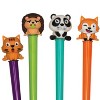 Trend Friendz Thrill Ride Pens (4 Pack) - Spinning Animal Toppers, Black Ink (6.5 Inch) - 2 of 2