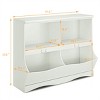 Costway Kids Storage Unit Bookshelf Bookcase Toy Organizer Bookshelf Bookcase - image 3 of 4