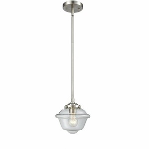 Oxford - 1 Light Stem Hung Mini Pendant In Industrial Style-7.38 Inches Tall and 7.5 Inches Wide - 1 of 1