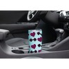 100 North 20 Ounce Stainless Steel On the Go Travel Tumbler With Push Top Lid, Hearts and Weights Teal - 3 of 4