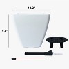 Okak Self-Watering Smart Orchid Pots with Holes 2-Pack, Square Cone Planter for Indoor and Outdoor Plants, 10.2"W x 9.4"H - 3 of 4