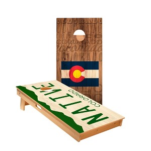 Skips Garage Colorado Native Cornhole Boards - ACA Star Series - 1 of 1