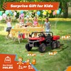 24V 2 Seater Ride on Car Dump Truck, 4WD Powerful Kids UTV w/2.4G Remote, 3 Adjustable Speed, Bluetooth Music, Spring Suspension - 3 of 4