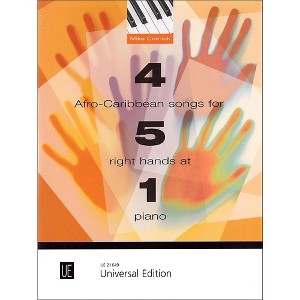 Carl Fischer 4 Afro-Caribbean Songs for 5 Right Hands at 1 Piano Book - 1 of 1