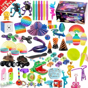CTB Dealz Fidget Toy Mystery Box – Bulk Sensory Toy Variety Pack for Kids, Toddlers, Girls & Boys – Surprise Gift Box for Classroom & Parties - 1 of 4