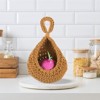 Unique Bargains Handmade Durable Space-Saving Natural Hanging Basket 1 Set of 3 - 4 of 4