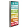 Stupell Industries Fun Inspirational Rainbow Phrases, 11" x 25" - 3 of 4