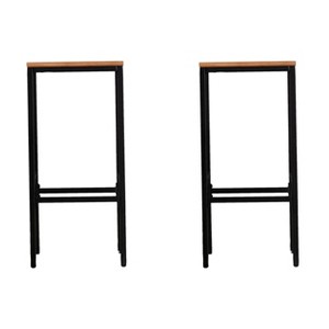 Venallo Indoor/Outdoor Barstools - 2pc Set - OD1083032 - Natural - SEI - 1 of 4