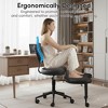 QingMoon Meditation Chair, Adjustable Desk Chair, 360° Swivel Cross Legged Chair with Wheels and Lumbar Support for ADHD, Home Office Furniture - 3 of 4