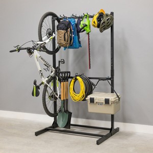 Teal Triangle Freestanding G-System Double Level | Adjustable Freestanding Storage System | Holds 300 lbs - 1 of 4